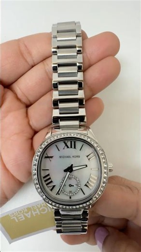 👉 Michael Kors Women Embellished Dial & Bracelet Style Straps Analogue Watch MK4807