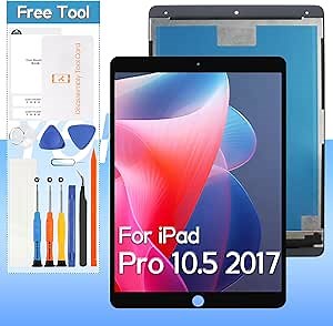 Screen Replacement for iPad Pro 10.5 2017 A1701 A1709 A1852 LCD Screen Display Replacement - 10.5'' | Black | Includes Opening Tools & Screen Protector