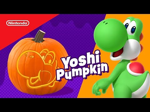 Yoshi Pumpkin Carving 🎃 Kid-Friendly Halloween Crafts | Play Nintendo