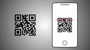 Scanning QR Code on Mobile Phone. QR Code Scanner. 4K
