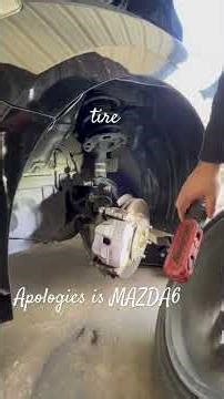 Replace front brakes Mazda6 #shots #automobile #viral #mechanic #automotivetools #tech #balljoint