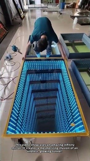 How an Endless LED Tunnel Is Made