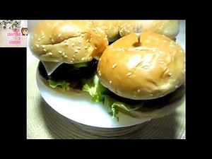 how to make Beef Burger With BBQ Sauce|Resturant taste at home|delicious homemade bbq beef burger