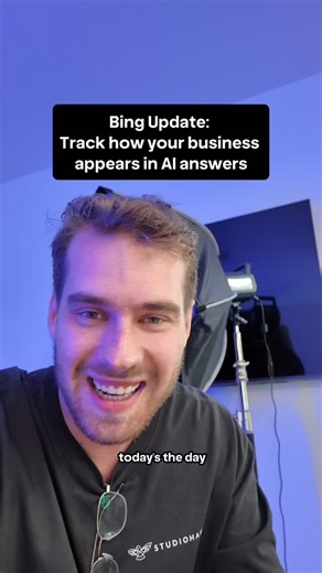 Harry Sanders | This is big news for businesses focused on AI visibility. Microsoft has introduced AI Performance in Bing Webmaster Tools in public... | Instagram