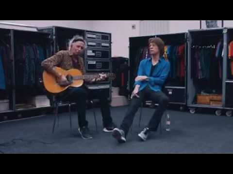 Mick Jagger & Keith Richards acoustic version honky-tonk Woman 2016