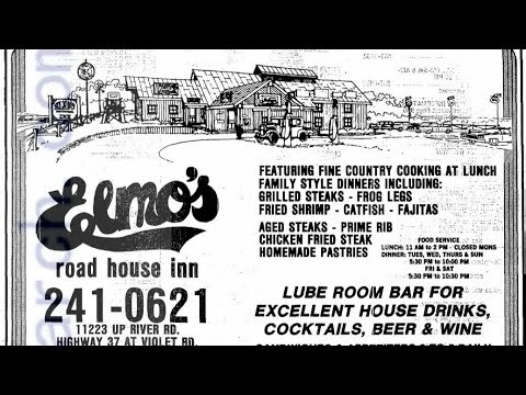 Elmo's Roadhouse Restaurant. The Eyes Of Texas 1982.