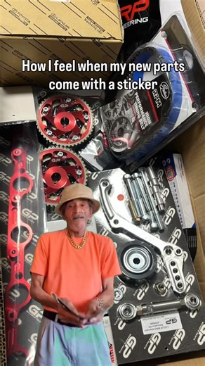 Ally Mayhem on Instagram: "You know it’s a good delivery when the sticker stack is THICC. Low key… stickers are 50% of the reason I get excited for parts arriving 😂 Do you actually stick them on the car/toolbox… or hoard them like Pokémon cards? 👀"