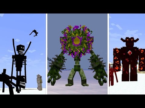 Top 3 Minecraft Horror Mob Mods You MUST Play! (Midnight, Zombies & Beasts)