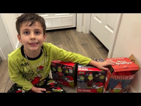 UNBOXING 3 NEW GRINCH CHRISTMAS Blowups