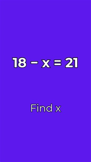 Solve for a Variable When It’s Subtracted | Positive & Negative Numbers
