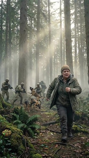 “Soldiers and Sniffer Dogs Hunt a Grandma… But She Disappears Inside a Secret Stone Bunker!” #bunkerhideout #secretbunker #stonesecret #grandmaescape #militarypursuit