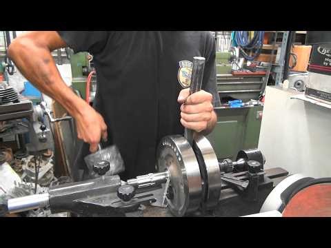 #101 how to do it 90's evo s&s flywheel truing & timken bearing set-up assembly harley tatro machine