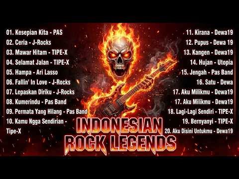 Indonesian Rock Legends 🎸 Lagu Rock Indonesia 2000an Paling Hits