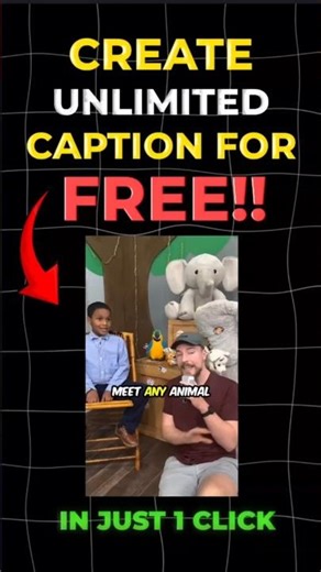 Create Unlimited Caption for Free!! 💀 #youtubetips #captions #shorts