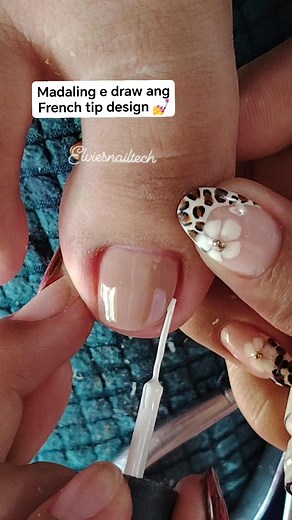 1.3M views · 5K reactions | Madaling e draw talaga ang French tip...