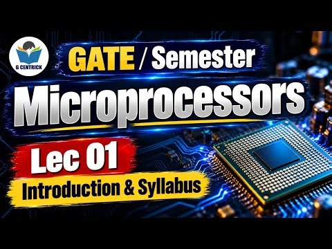 Lec 01 Introduction of Microprocessor | #microprocessor