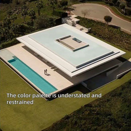 These architectural designs showcase an extreme pursuit of geometric aesthetics.