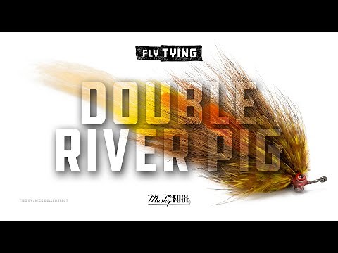 How to tie a big double river pig for musky and pike with Musky Fool.