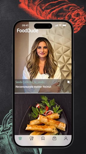 𝗦𝗲𝘃𝗱𝗮 Ç𝗲𝗹𝗶𝗸 on Instagram: "Hallo zusammen 🙌 ✨ ich möchte euch mein neues Projekt vorstellen, an dem ich während meiner Zusammenarbeit mit @fooddude.app gearbeitet habe! 🎉🔥 Meine beliebtesten Rezepte findet ihr jetzt in FoodDude – als super einfache Schritt-für-Schritt-Anleitungen 👨‍🍳📱. Es fühlt sich an, als würde ich direkt neben euch stehen und euch zeigen, wie jedes Gericht perfekt gelingt 🍝💯. In der App bekommt ihr nicht nur meine Rezepte, sondern auch welche von prominenten 