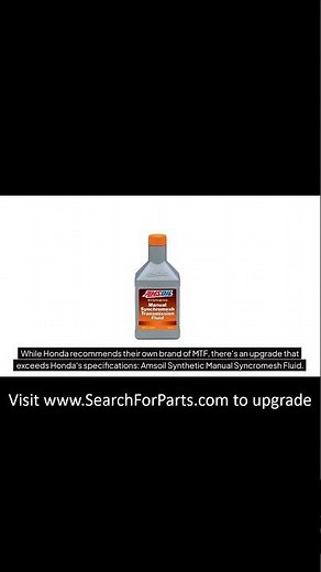 2006 Honda Civic Manual Transmission Fluid Type (1.8L and 2.0L Engines with a Manual Transmission)