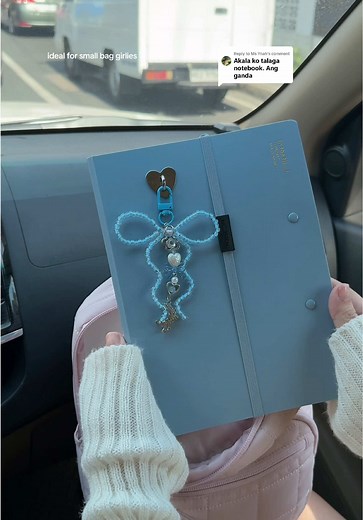 ꫂ ၴႅၴlyrisse (@_lyrisse) - Replying to @Ms Ynah truee, kasyang kasya siya sa small bags like ordinary notebooks ☺️ #folder #clipboard #fileorganizer #studentessentials #schoolessentials #schoolsupplies #studytok