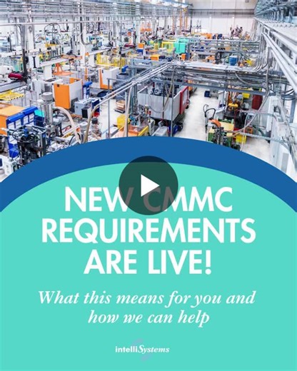 #cmmc #dodcontractors #compliance #regulations #cybersecurity | IntelliSystems