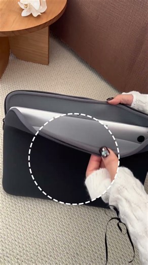 Everyday protection.The LENTION neoprene zip laptop sleeve keeps your device safe wherever you go.