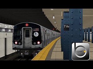 OpenBVE: R179 B Train Action To 145th Street