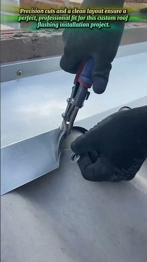 Perfect Technique For Trimming And Installing Roof Flashing