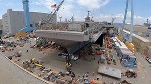 271K views · 2.6K reactions | In June, USS John C. Stennis (CVN 74)’s anchor was removed as a part of her Refueling and Complex Overhaul at Newport News Shipbuilding. Take a look at the amazing process! | Aircraft Carriers | Facebook