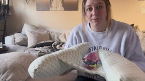 Pregnancy Pillows, Maternity Pillow with Detachable and Adjustable Pillow Cover - Support for Back, Legs, Belly, HIPS for Pregnant Women, Probiotic Green