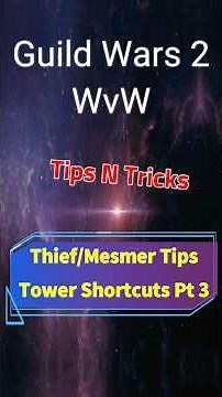 Tower Shortcuts to Lord Room - Part 3 - WvW Tips N Tricks - GW2 WvW #shorts #gw2 #fyp