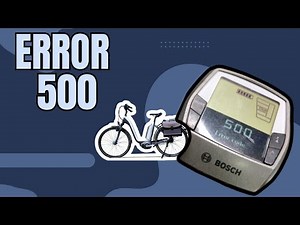 Naprawa roweru elektrycznego / Error Code 500 Bosch .