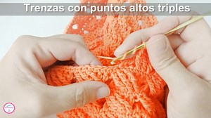 592K views · 1.3K reactions | ¡Muy buen lunes!  Comenzamos la semana a todo crochet y les dejo un mini tutorial de punto fantasía para aprender a tejer de trenzas a crochet con puntos altos triples  #crochet #crocheting #crochetaddict #crochetpattern | HandworkDiy | Facebook