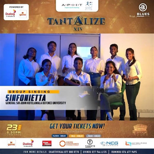 ✨ Most Popular Award – Tantalize 2024! ✨ Meet our incredible finalist, Team Sinfonietta from the Group Singing category! 🎤🌟 | Tantalize