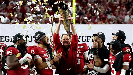 Indiana complete unbeaten season with first national title