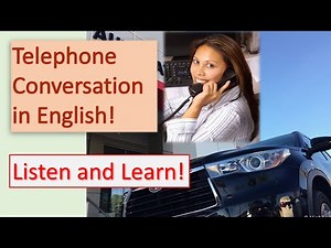 English telephone conversation | speaking with a car insurance broker