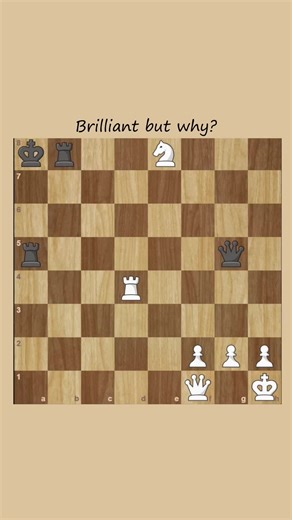 Brilliant or not?? . . . . #chess #chesstok #chessmaster #brilliantmove #chessgame