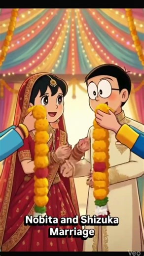 Finally! Nobita Marries Shizuka 💍❤️ #cartoon #entertainment #kids 💍