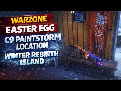 WARZONE EASTER EGG C9 PAINTSTORM LOCATION WINTER REBIRTH ISLAND BLACK OPS 7 #bo7 #blackops7