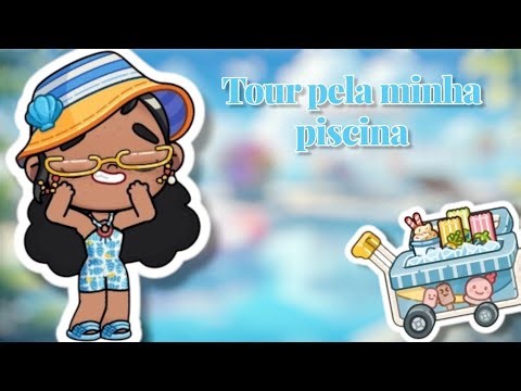 Aesthetic tour pela minha piscina ✨tudo grátis