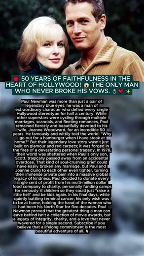 🔴 He was famous, rich, and faithful for 50 years... 😭 The incredible real life of Paul Newman.