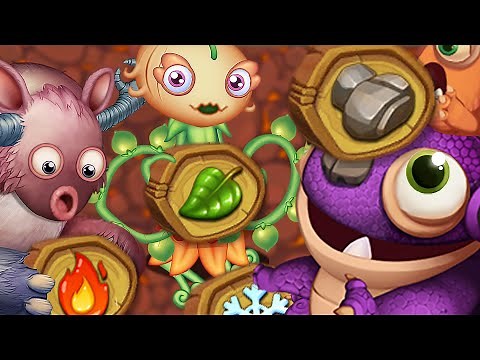 Final Quad & Monsters - New updates (My Singing Monsters: Dawn of Fire)