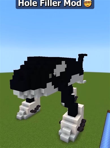 Minecraft Hole Filler Mod #minecraft #holefillermod #minecraftmemes #fyp #fypシ