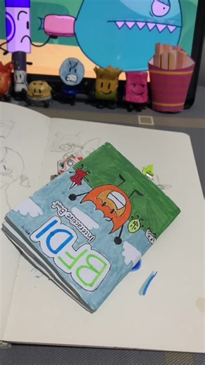 finally finished my exams, niw i can focus on this series #bfdi #bfdia #bfb #tpot #popupbooks