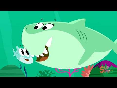 The Little Baby Shark - Super Simple Song | Animation Sponsored by klasky csupo effects
