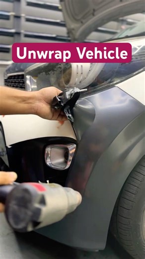 Easy Way to Unwrap Car Stickers | Clean & Safe Removal #automobile