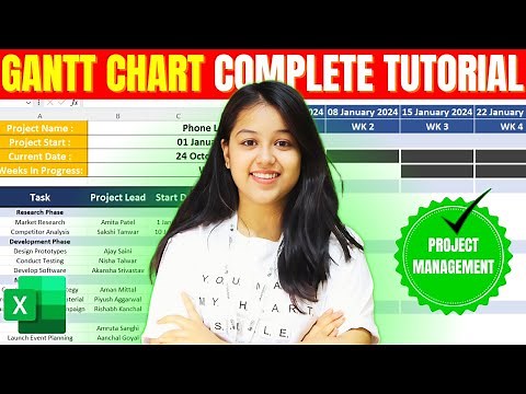 Gantt Chart Complete Tutorial || Project Management
