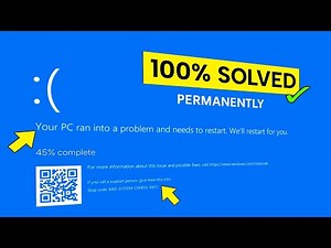 Your Device Ran into a Problem and Needs to Restart - Windows 10 / 11 | Blue Screen Of Death Error