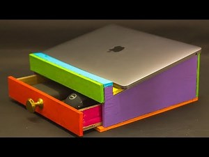 Diy laptop Stand From Cardboard | Cardboard Craft Ideas